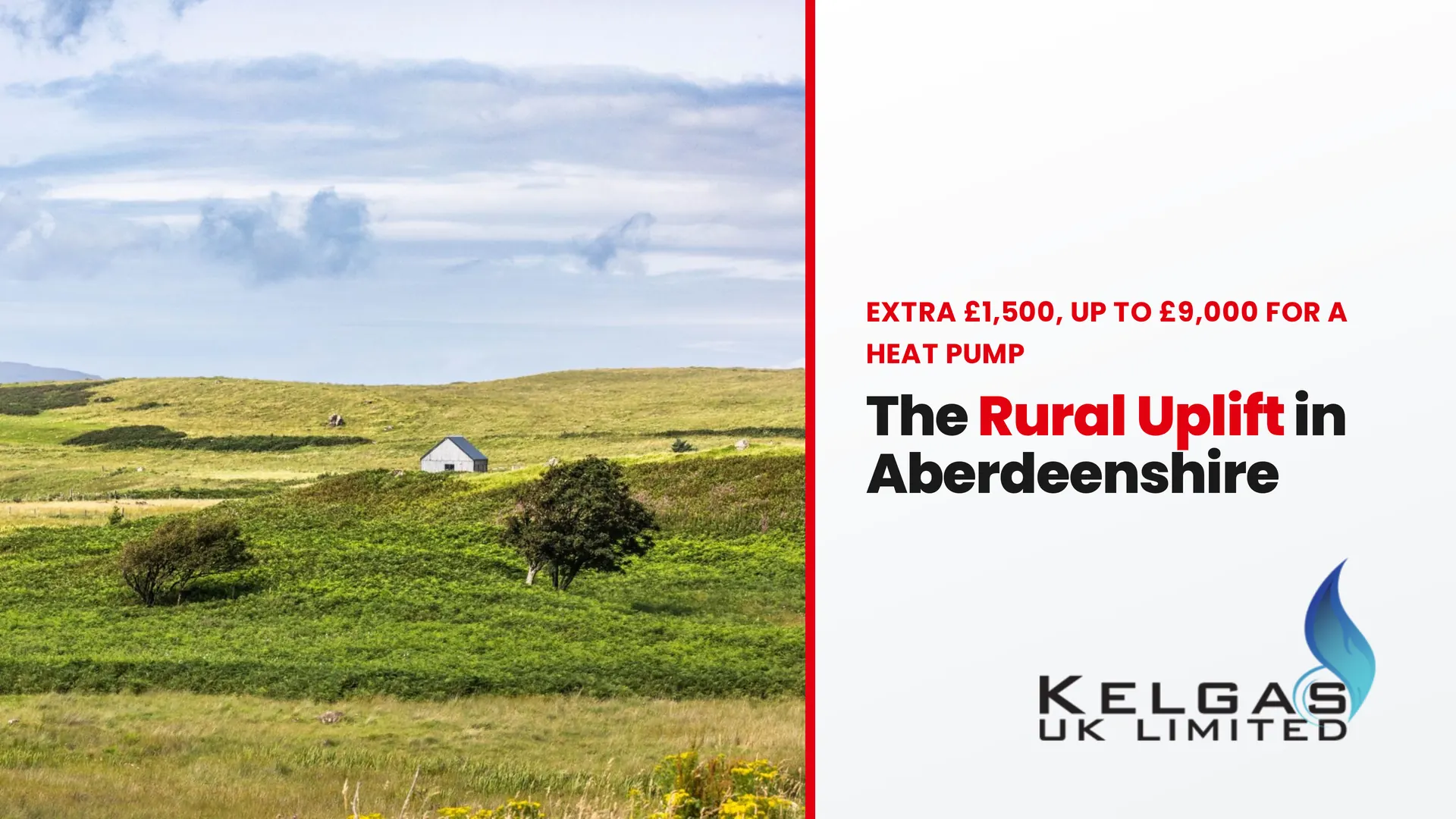 Rural uplift heat pump grant for Aberdeenshire homes